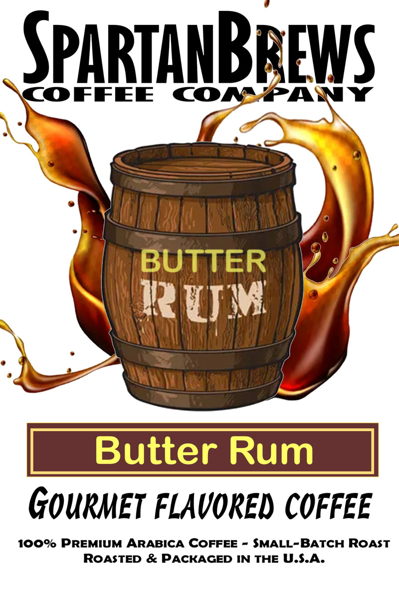 Butter Rum Gourmet Flavored Coffee