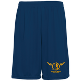 Spartan Moisture-Wicking Pocketed 9 inch Inseam Shorts
