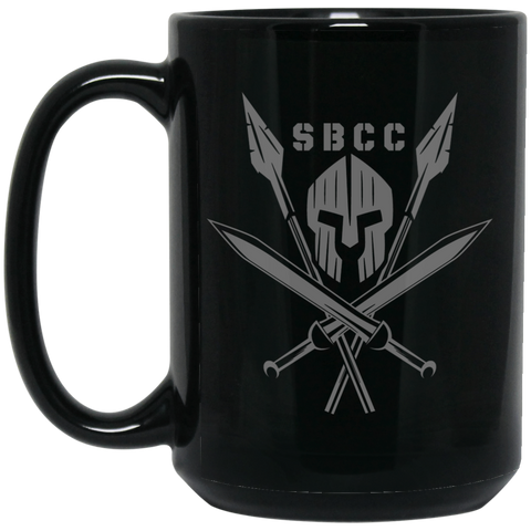 SBCC Spear 15 oz. Black Mug