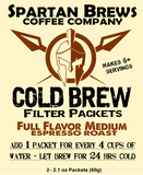 "NEW" 2-PACK Cold Brew Espresso Coffee Packs