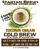 Spear Talk Podcast Coconut Cream "2-PACK" Cold Brew Coffee Packs "SPECIAL"