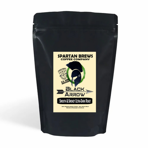 Black Arrow - Ultra Dark Roast - 12oz (Smooth, Smokey, Powerful)