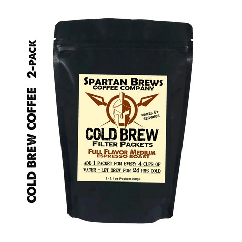 "2-PACK" Cold Brew Espresso Coffee Packs "SPECIAL"