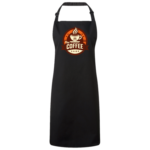 coffeeshop Sustainable Unisex Bib Apron
