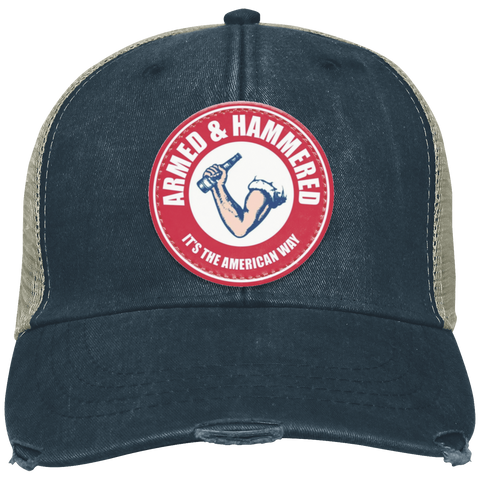 SBCC Armed & Hammered Distressed Hat