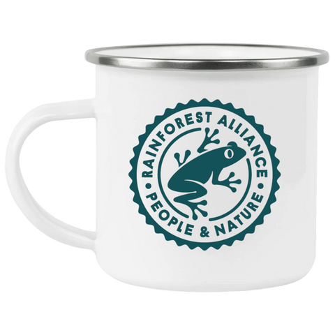 Rainforest Alliance Fundraiser Enamel Camping Mug