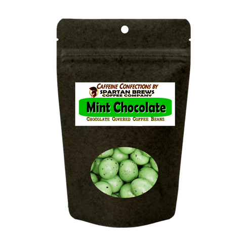 Mint Chocolate Covered Espresso Beans sm Pak 1.5oz