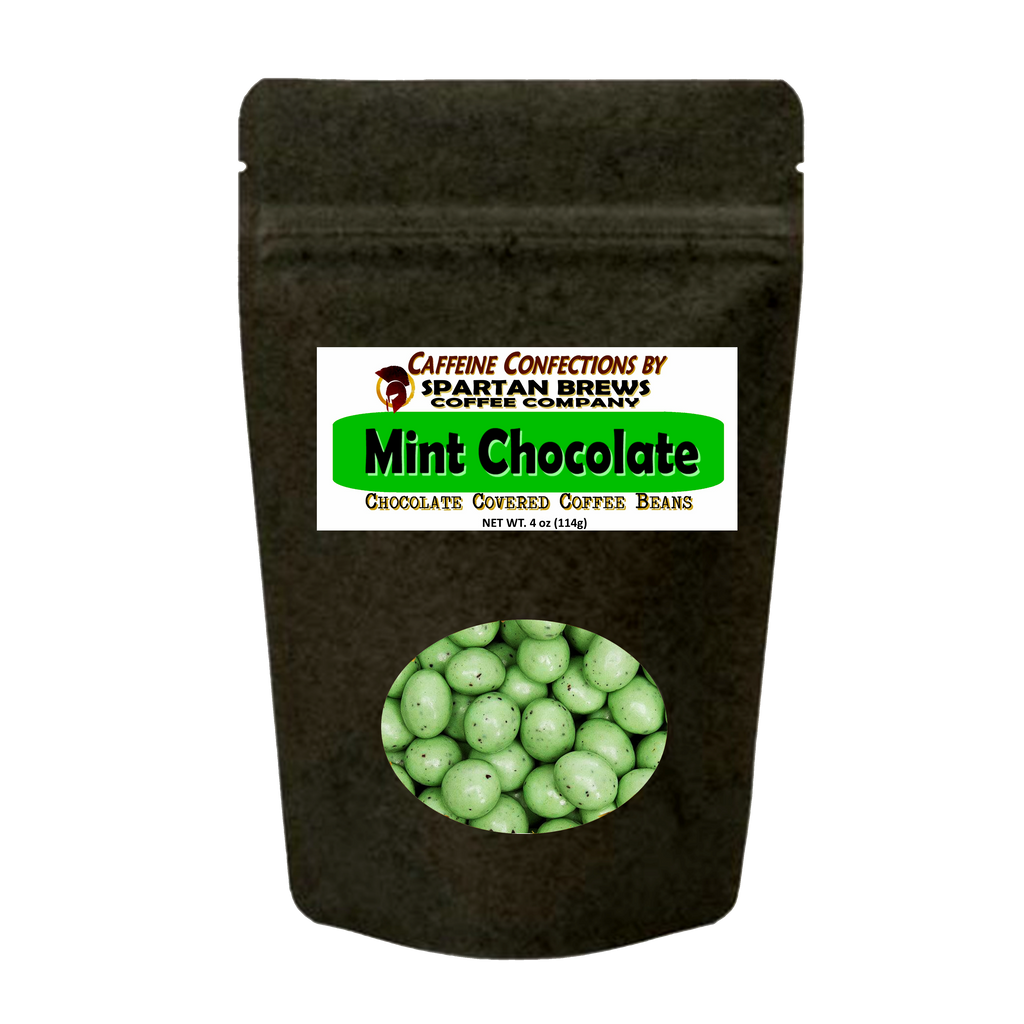 Mint Chocolate Covered Espresso Beans 4oz Mint chocolate covered espresso beans 4oz