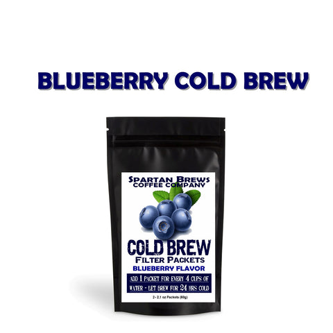 Blueberry Flavor "2-PACK" Cold Brew Coffee Packs