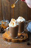 Salted Caramel Hot Cocoa with Marshmallows