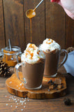 Salted Caramel Hot Cocoa with Marshmallows