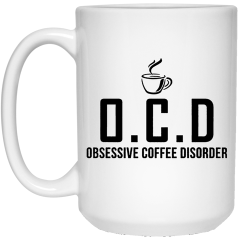 OCD 15 oz. White Mug