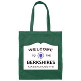 Otis Welcome to the Berkshires Canvas Tote shopping Bag