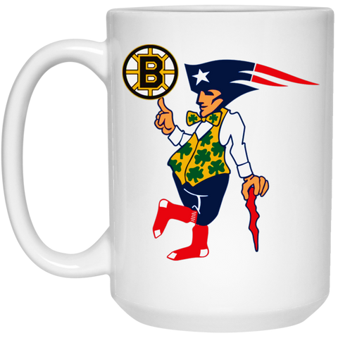 NE All-Star 15 oz. White Mug