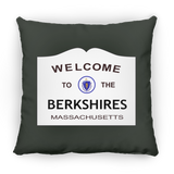 Otis Welcome to the Berkshires Large Square Pillow