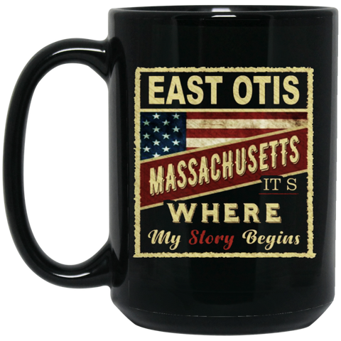 Otis Where it Began 15 oz. Black Mug