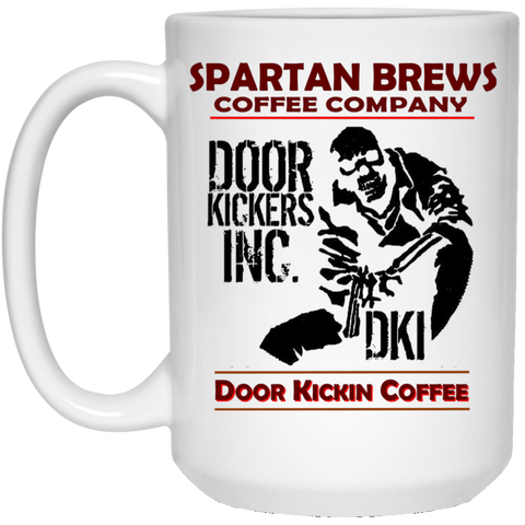 Door Kickers Inc. 15 oz. White Mug