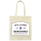 Otis Welcome to the Berkshires Canvas Tote shopping Bag