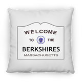 Otis Welcome to the Berkshires Large Square Pillow