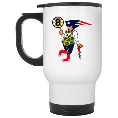 NE All-Star White Travel Mug