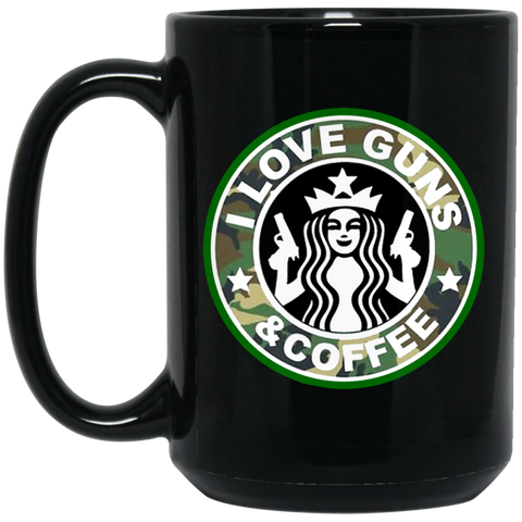 G&C 15 oz. Black Mug