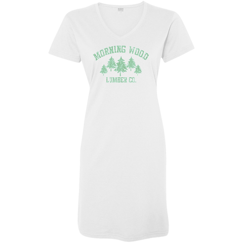 3522 Ladies' V-Neck Fine Jersey Cover-Up
