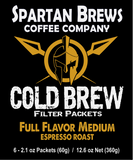 Cold Brew Espresso Coffee 6-Pack Pouches